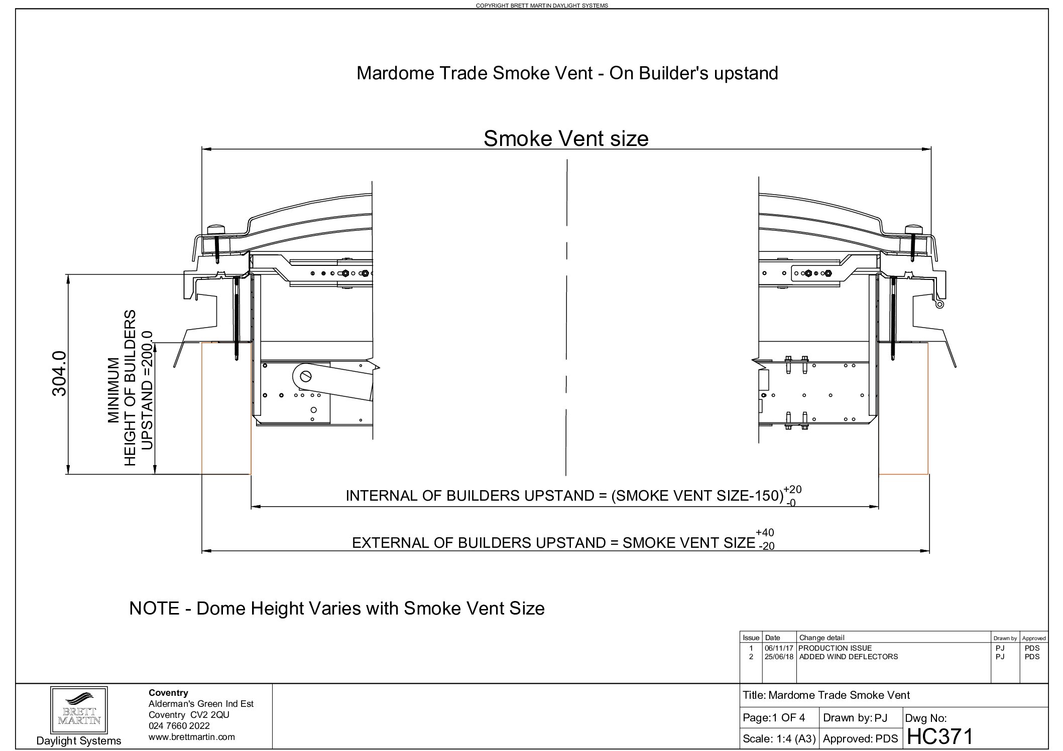 Mardome Smoke Vent - Image 6